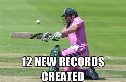  AB de Villiers hit a century off 31 balls 