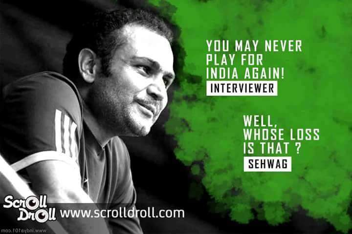 Magical Words of Virendra Sehwag :  "The Sultan Of Multan" 