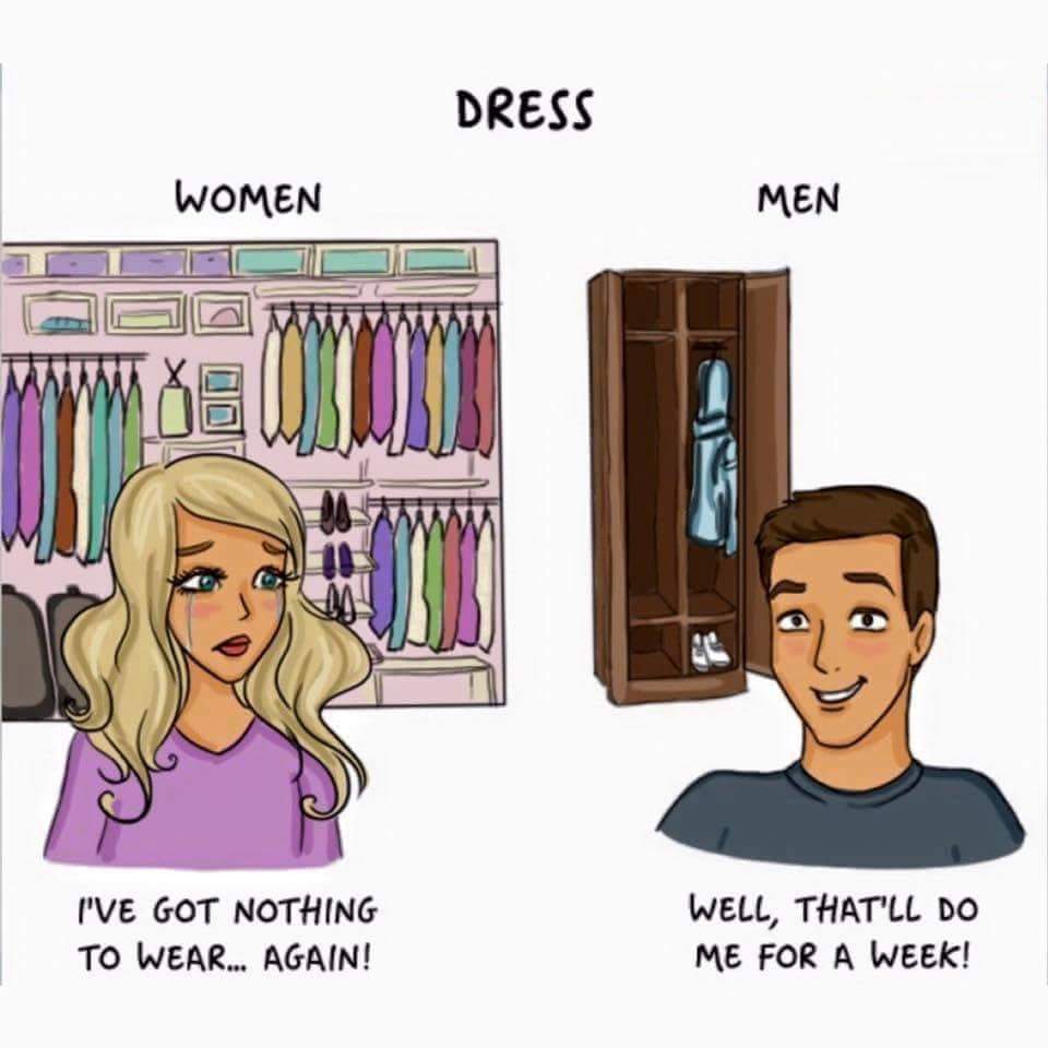 Funny Pics of MAN vs WOMAN Life