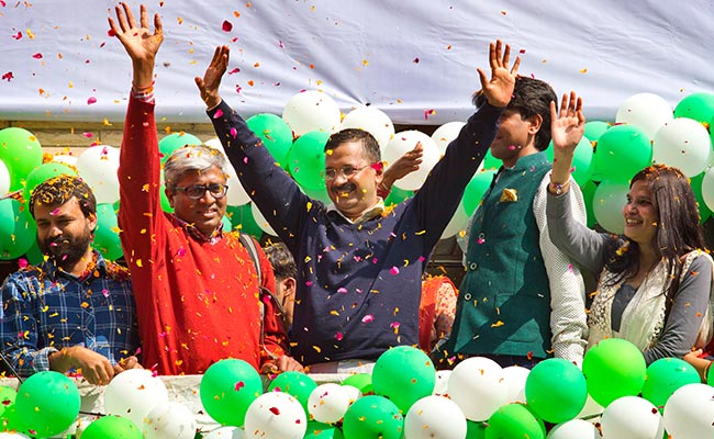 Delhi elections: AAP wins in a landslide as BJP, Congress Collapse
