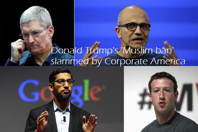 Muslim Ban in USA slammed by Corporate America